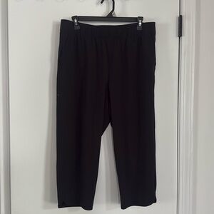 T by Talbots Petite Cargo Pants Large Petite Black Elastic Waist